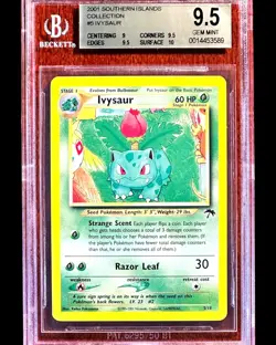 Ivysaur - 2001 Pokemon SOUTHERN ISLANDS #5/18 - Gem Mint BGS 9.5 - Pop 4 - Image 1