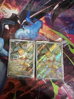 2 Sealed Pokemon Eevee TCG 173 Holo Promo Prismatic Evolutions - Image 1