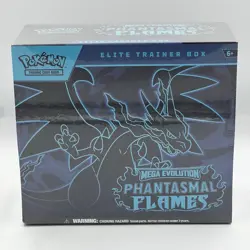 MEGA EVOLUTION PHANTASMAL FLAMES ETB 💎FACTORY SEALED💎 POKEMON TCG - Image 1