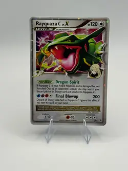 Rayquaza C Lv.X DP47 2009 Black Star Promo Diamond & Pearl Holo Pokemon Card LP - Image 1