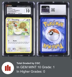Pokemon 2016 Radiant Collection XY Generations Fletchling RC25 CGC 10 POP 1 CUTE - Image 2