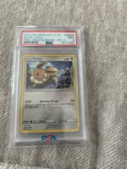 Pokemon TCG Cards Eevee SM235 Black Star Promo Holo PSA 9 MINT - Image 1