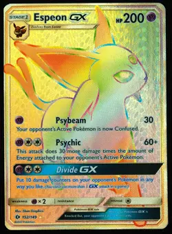 Espeon GX 152/149 NM/M Sun & Moon Base Pokemon Card - Image 1
