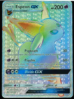 Espeon GX 152/149 NM/M Sun & Moon Base Pokemon Card - Image 4