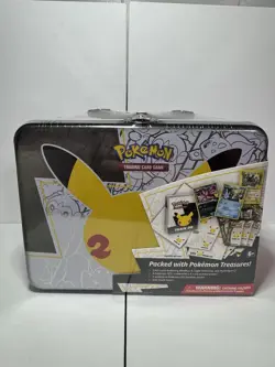 Pokemon Celebrations 25th Anniversary Collectors Chest Lunch Box Tin Sealed - Image 1