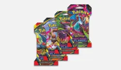 Pokemon TCG: Mega Evolution Phantasmal Flames 4 Pack Art Set - Image 1