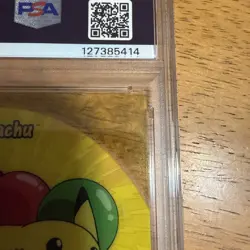 2000 Topps Pokemon Pikachu TV Animation Clear Cards Gem Mint #PC1 PSA 10 - Image 4