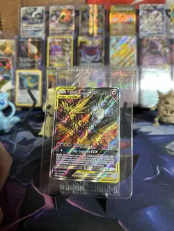 Pokemon TCG Moltres Zapdos Articuno GX SM210 Stained Glass Promos Holo SEALED - Image 1