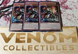3x (M/NM) - Therion "King" Regulus - MP23-EN063 - Secret Rare 1st Edition YuGiOh - Image 1