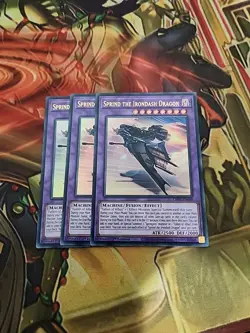 3X Sprind the Irondash Dragon - CH01-EN048 - Ultra Rare 1ST ED NM YuGiOh - Image 1
