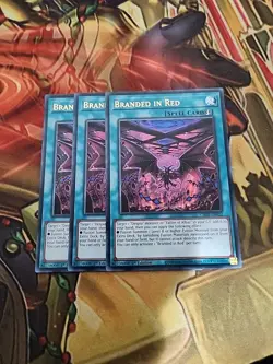 3X Branded in Red - CH01-EN022 - Ultra Rare 1ST ED NM Yugioh - Image 1