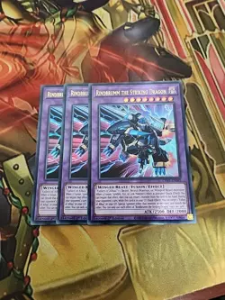 3X Rindbrumm The Striking Dragon CH01-EN049 Ultra Rare 1ST ED NM Yugioh - Image 1