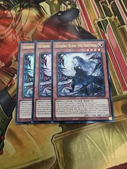 3X Guiding Quem, the Virtuous CH01-EN006 Ultra Rare 1ST ED NM Yugioh - Image 1