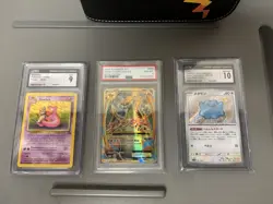 Pokemon Binder Collection of 160 Cards Vintage To Modern + 3 Slabs - Image 2