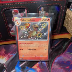 Pokemon TCG Charmeleon Scarlet & Violet Paldean Fates Holo Card 110/091 - Image 3