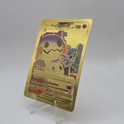 Pokemon Mimikyu VMAX 300hp Gold Foil Fan Art Collector Card TCG - Image 3