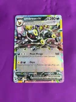 Umbreon ex 060/131 Prismatic Evolutions Double Rare Holo Pokemon TCG Card NM - Image 1