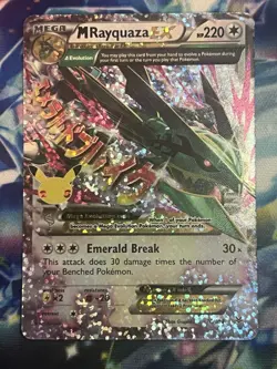 M Rayquaza EX 76/108 Pokemon Celebrations Holo Card NM 🔥 - Image 1