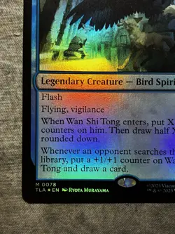 MTG Avatar (TLA) Wan Shi Tong, Librarian Mythic 0078 Foil English - Image 4