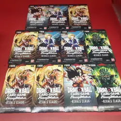 11x Dragon Ball Super Fusion World Rivals Clash FB06 w/12 Cards #8 - Image 1