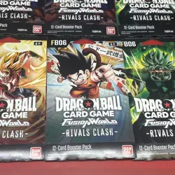 11x Dragon Ball Super Fusion World Rivals Clash FB06 w/12 Cards #8 - Image 3