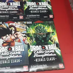 11x Dragon Ball Super Fusion World Rivals Clash FB06 w/12 Cards #8 - Image 4