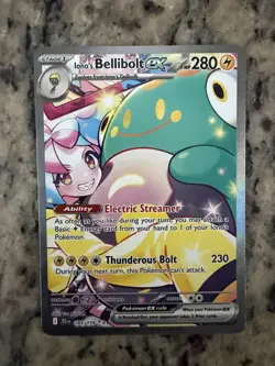 Pokemon TCG Journey Together Iono's Bellibolt EX Card 183/159 - Image 1