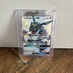 Rayquaza GX 177a/168 Alternate Art Promo Holo Card NM Condition - Image 1