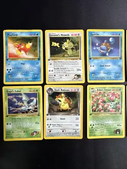 Pokemon 1st Edition 10 Card Lot. You Will Receive All Ten Cards! - Image 2