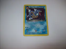 Pokemon TCG Dark Gyarados Holo Card 8/82 Damaged Free Ship & Tracked - Image 1