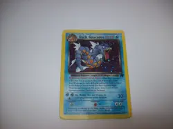 Pokemon TCG Dark Gyarados Holo Card 8/82 Damaged Free Ship & Tracked - Image 2