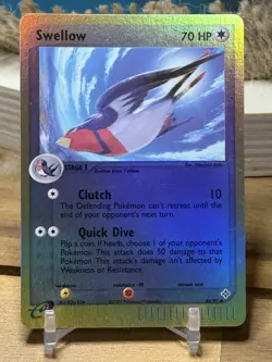 Pokemon Card Swellow 45/97 Reverse Holo EX Dragon Foil Rare WOTC NM 2003 - Image 1