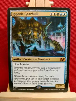 Riptide Gearhulk - Aetherdrift - Mythic - NM (See pics) MTG - Image 1