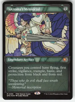 Akroma's Memorial (Showcase) 81 Special Guests NM FOIL - Image 1