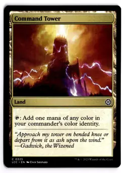 Command Tower Commander: The Lost Caverns of Ixalan 325 Near Mint - Image 1
