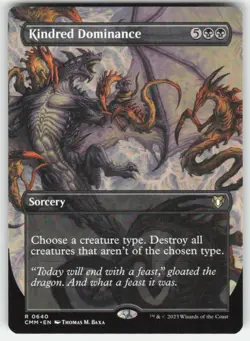 Kindred Dominance (Borderless) 640 Commander Masters NM - Image 1