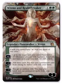 Wrenn and Realmbreaker (Borderless) 322 March of the Machine NM - Image 1