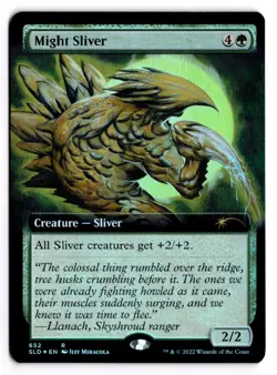 Might Sliver (Extended Art) 652 Secret Lair Drop Series NM FOIL - Image 1