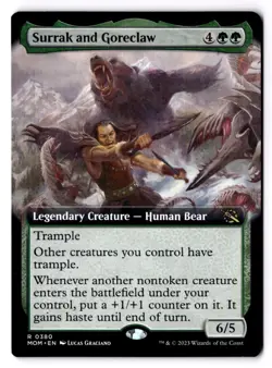 Surrak and Goreclaw (Extended Art) 380 March of the Machine NM - Image 1
