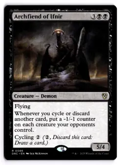 Archfiend of Ifnir Commander: Aetherdrift 86 Near Mint - Image 1