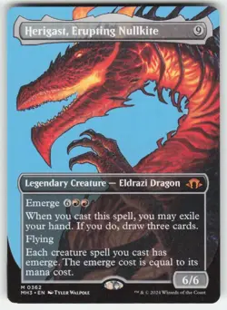 Herigast, Erupting Nullkite (Borderless) 362 Modern Horizons 3 NM - Image 1