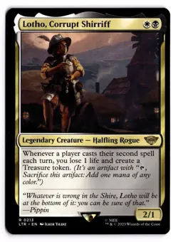 Lotho, Corrupt Shirriff 213 Universes Beyond: The Lord of the Rings NM - Image 1