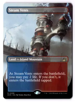 Steam Vents (Borderless) 298 Ravnica Remastered NM - Image 1