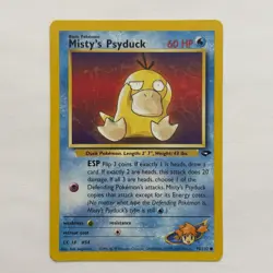 Pokemon Misty's Psyduck 90/132 Gym Challenge TCG 2000 English NM dd - Image 1