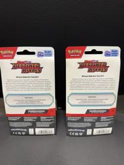 Pokemon Destined Rivals Single Pack Blister [Eevee] & [Zarude] 2-Pack Lot - Image 2