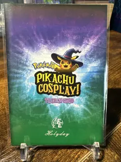 2025 Pokemon Pikachu Cosplay! Electric E4 Friday The 13th Pikachu Gold Box Hit - Image 4