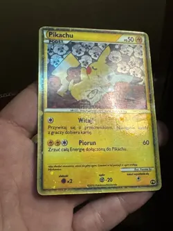 *CUSTOM ART* Pikachu World Promo Polish Pokemon Holo RARE US seller - Image 4
