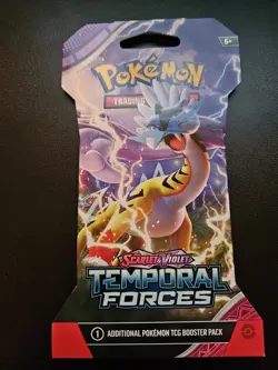 Pokemon Scarlet & Violet Temporal Forces Sleeved Booster Pack - Image 1