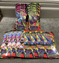 Pokemon Mega Evolution Phantasmal Flames Sleeved Booster Pack Lot Of 16 - Image 1