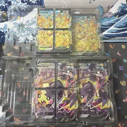 Pokemon TCG Pikachu V Union + Morpeko V Union Complete Sets - NM - Image 1